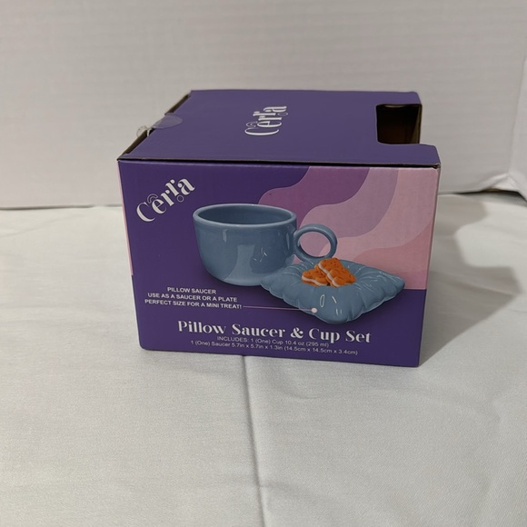 Cerra pillow saucer & cup set - Picture 2 of 6